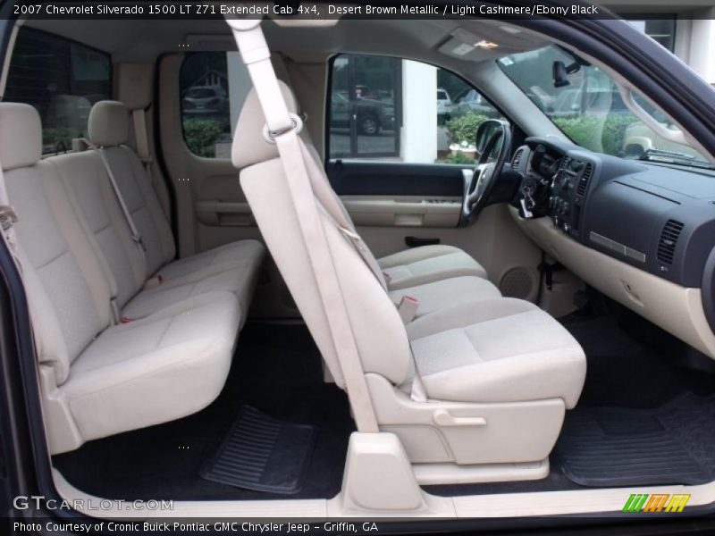 Desert Brown Metallic / Light Cashmere/Ebony Black 2007 Chevrolet Silverado 1500 LT Z71 Extended Cab 4x4