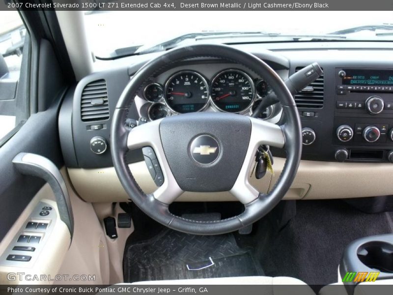 Desert Brown Metallic / Light Cashmere/Ebony Black 2007 Chevrolet Silverado 1500 LT Z71 Extended Cab 4x4