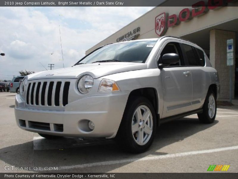 Bright Silver Metallic / Dark Slate Gray 2010 Jeep Compass Latitude