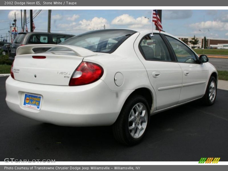 Stone White / Taupe 2002 Dodge Neon ES