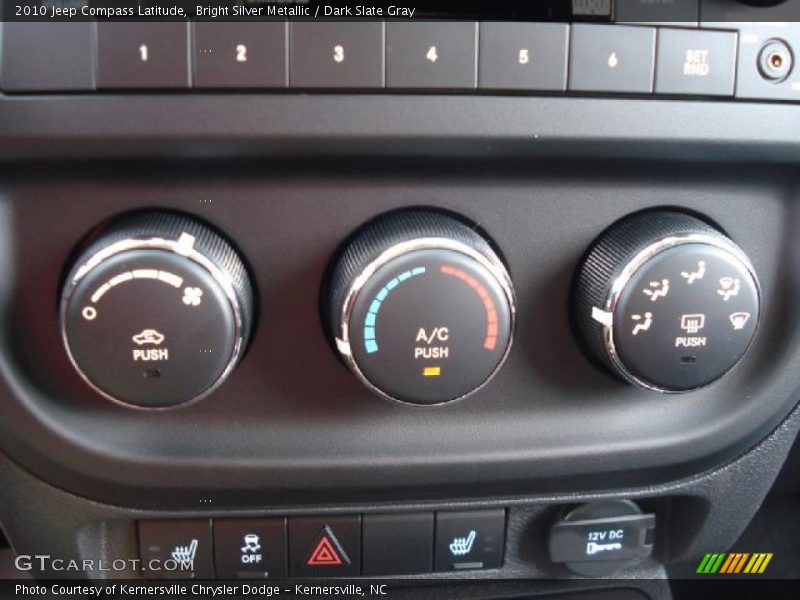 Bright Silver Metallic / Dark Slate Gray 2010 Jeep Compass Latitude