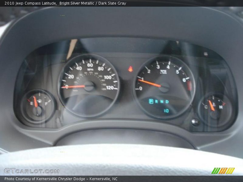 Bright Silver Metallic / Dark Slate Gray 2010 Jeep Compass Latitude