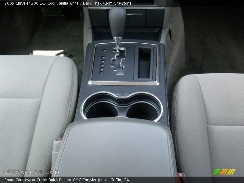 Cool Vanilla White / Dark Khaki/Light Graystone 2009 Chrysler 300 LX
