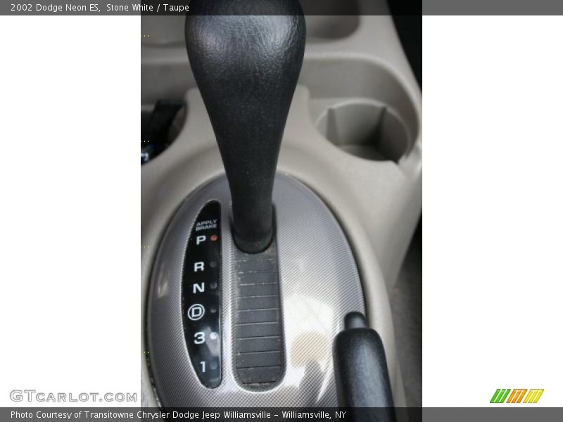 Stone White / Taupe 2002 Dodge Neon ES