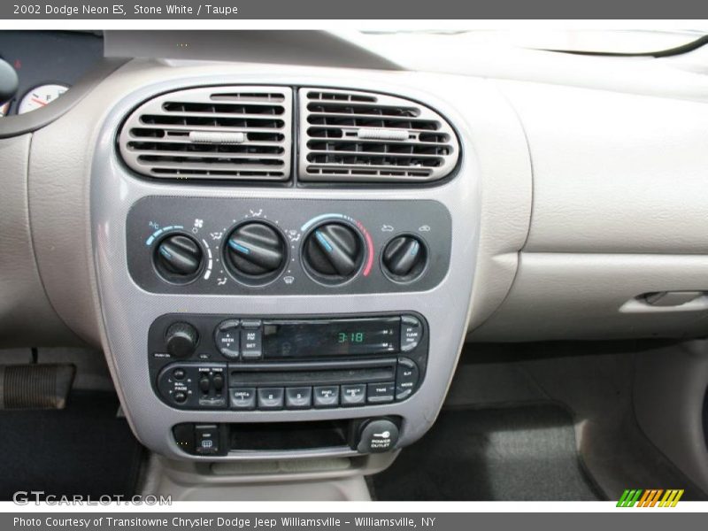 Stone White / Taupe 2002 Dodge Neon ES