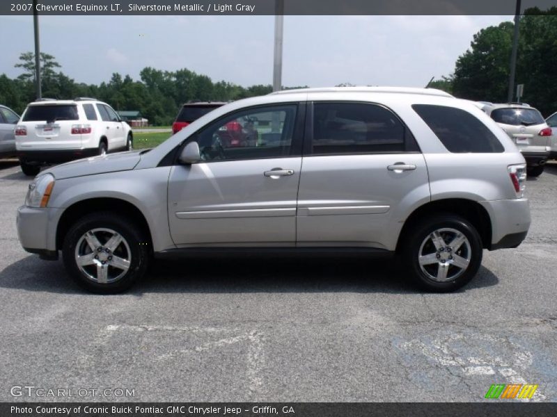 Silverstone Metallic / Light Gray 2007 Chevrolet Equinox LT
