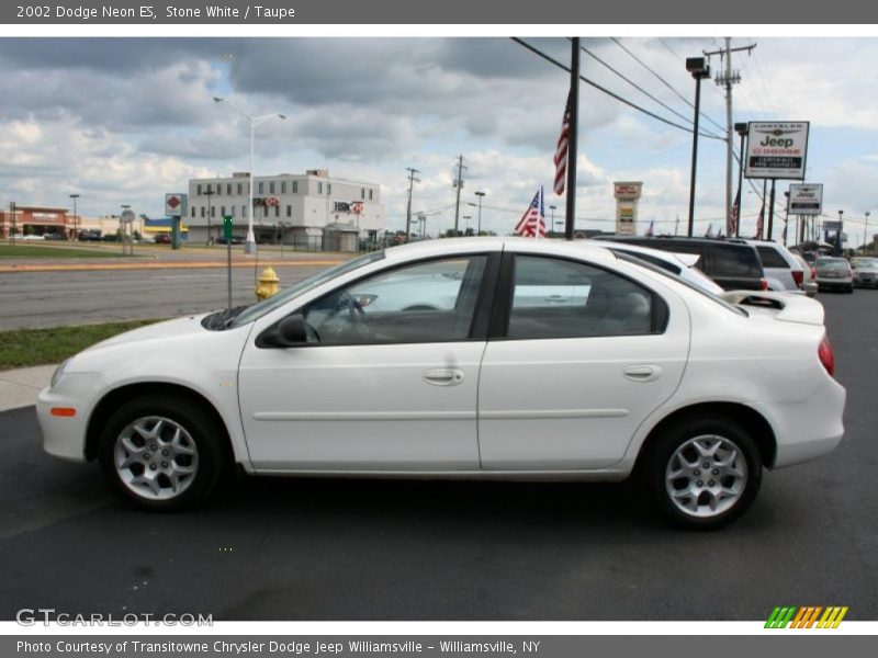 Stone White / Taupe 2002 Dodge Neon ES