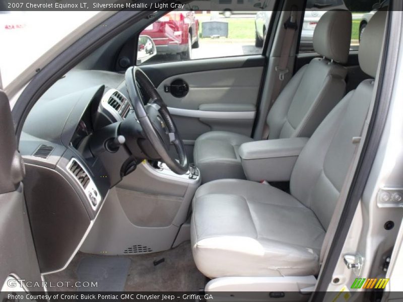 Silverstone Metallic / Light Gray 2007 Chevrolet Equinox LT