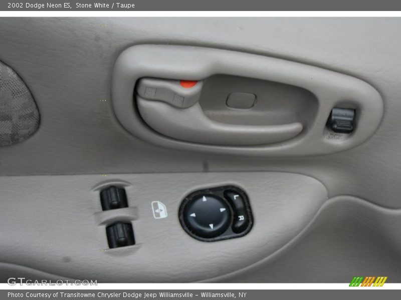 Stone White / Taupe 2002 Dodge Neon ES