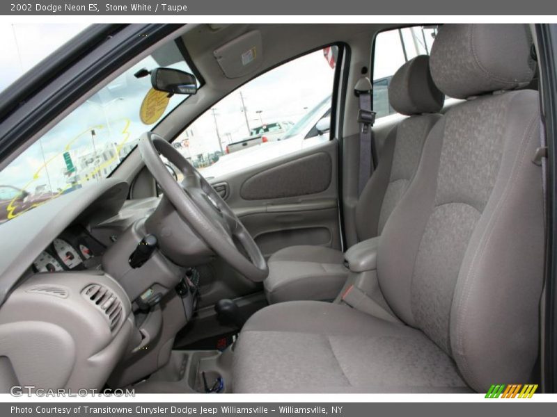 Stone White / Taupe 2002 Dodge Neon ES