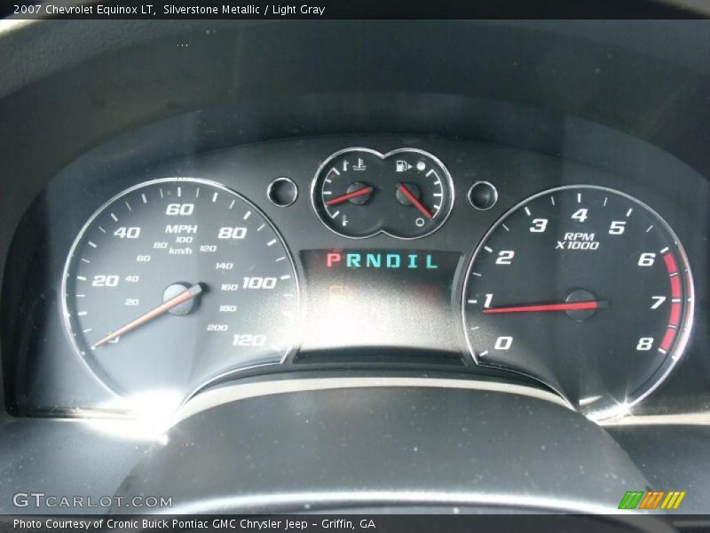 Silverstone Metallic / Light Gray 2007 Chevrolet Equinox LT