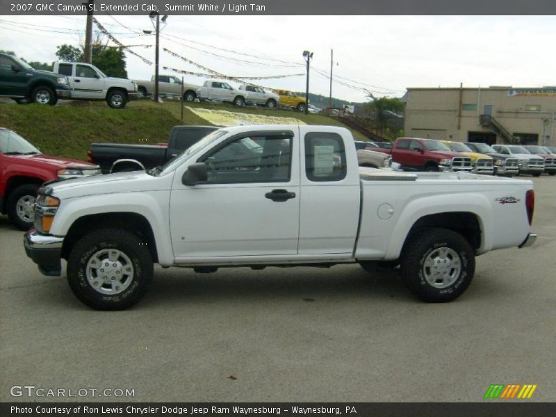 Summit White / Light Tan 2007 GMC Canyon SL Extended Cab