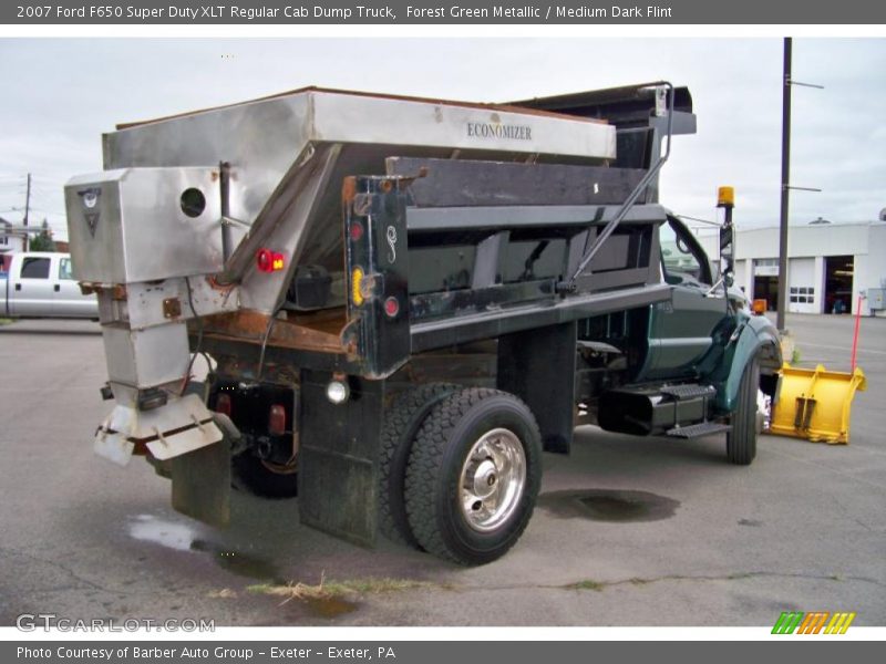 Forest Green Metallic / Medium Dark Flint 2007 Ford F650 Super Duty XLT Regular Cab Dump Truck
