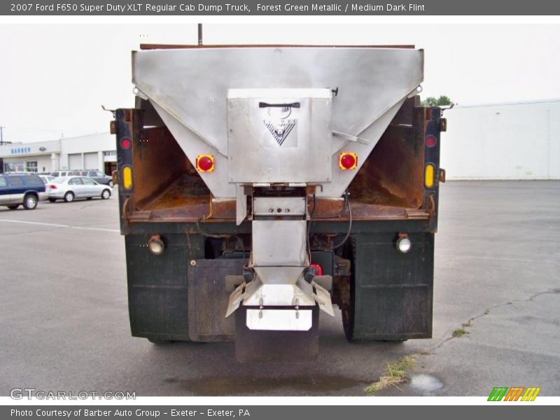 Forest Green Metallic / Medium Dark Flint 2007 Ford F650 Super Duty XLT Regular Cab Dump Truck