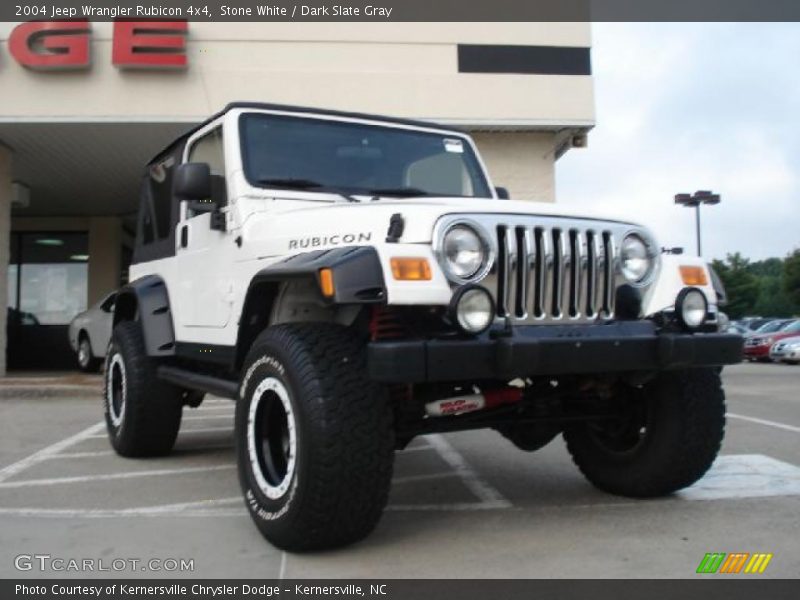 Stone White / Dark Slate Gray 2004 Jeep Wrangler Rubicon 4x4