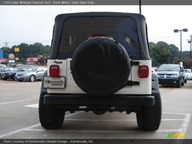 Stone White / Dark Slate Gray 2004 Jeep Wrangler Rubicon 4x4
