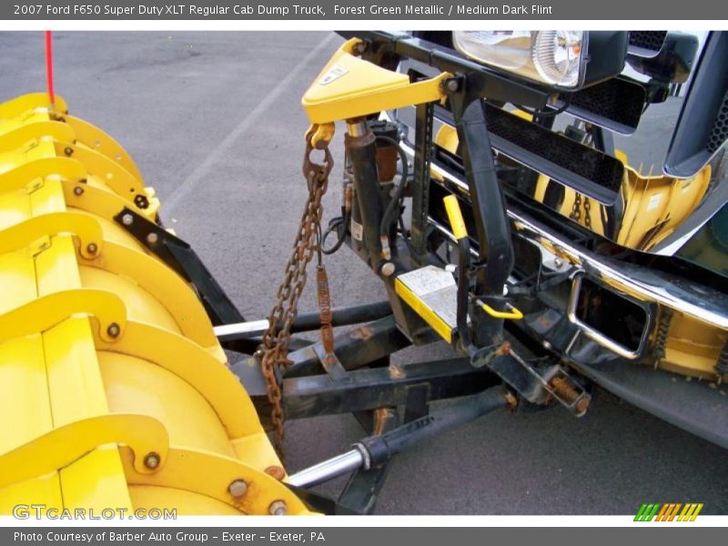 Forest Green Metallic / Medium Dark Flint 2007 Ford F650 Super Duty XLT Regular Cab Dump Truck