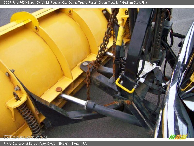 Forest Green Metallic / Medium Dark Flint 2007 Ford F650 Super Duty XLT Regular Cab Dump Truck