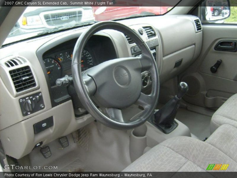 Summit White / Light Tan 2007 GMC Canyon SL Extended Cab