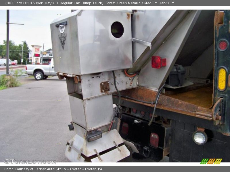 Forest Green Metallic / Medium Dark Flint 2007 Ford F650 Super Duty XLT Regular Cab Dump Truck