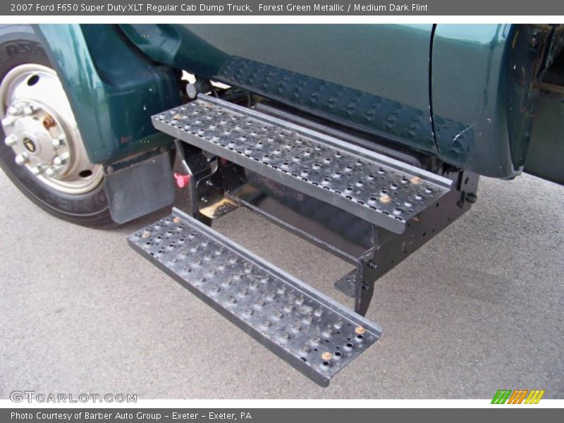 Forest Green Metallic / Medium Dark Flint 2007 Ford F650 Super Duty XLT Regular Cab Dump Truck