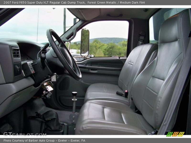 Forest Green Metallic / Medium Dark Flint 2007 Ford F650 Super Duty XLT Regular Cab Dump Truck