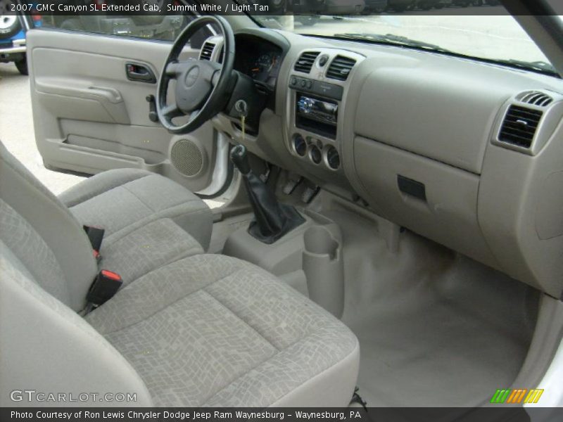 Summit White / Light Tan 2007 GMC Canyon SL Extended Cab