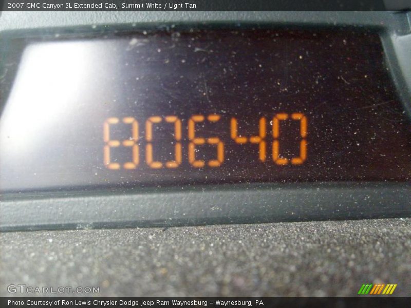 Summit White / Light Tan 2007 GMC Canyon SL Extended Cab