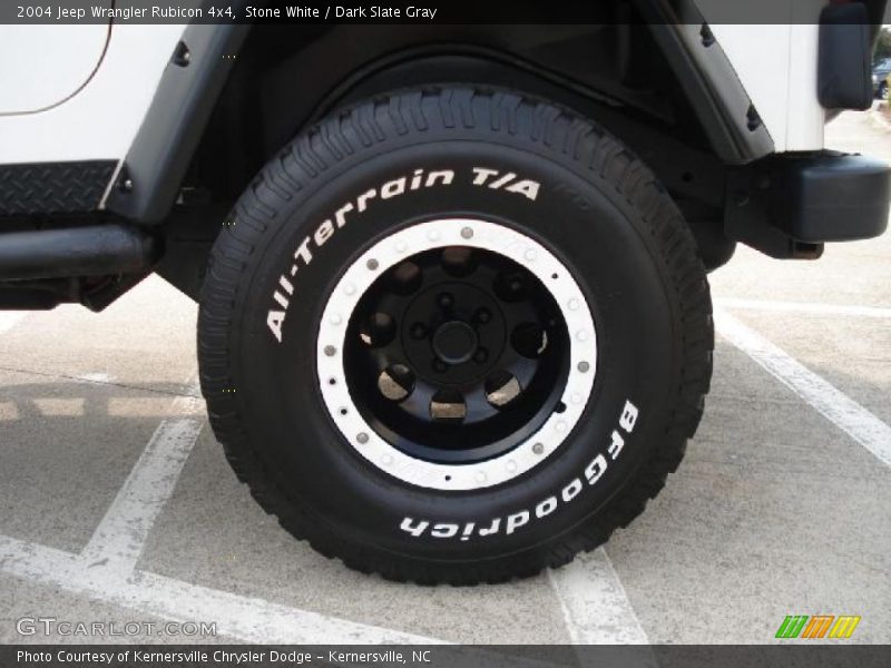 Stone White / Dark Slate Gray 2004 Jeep Wrangler Rubicon 4x4