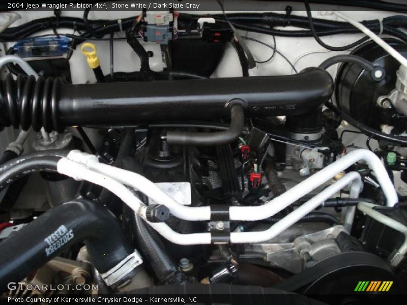 Stone White / Dark Slate Gray 2004 Jeep Wrangler Rubicon 4x4