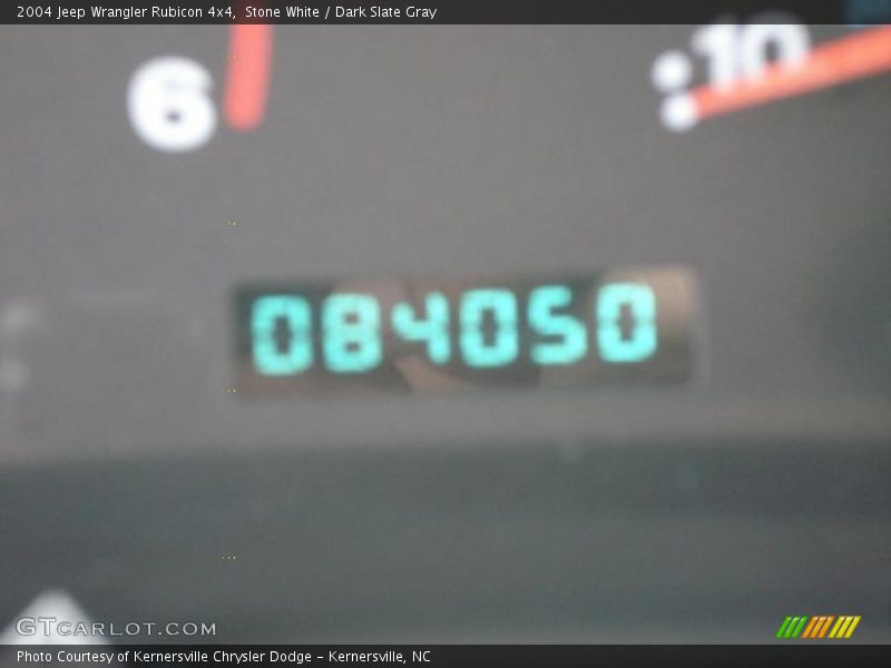 Stone White / Dark Slate Gray 2004 Jeep Wrangler Rubicon 4x4