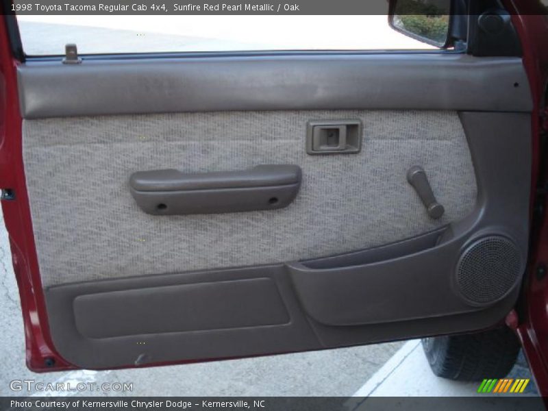 Sunfire Red Pearl Metallic / Oak 1998 Toyota Tacoma Regular Cab 4x4