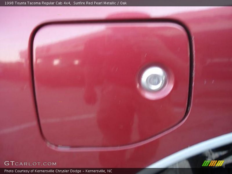 Sunfire Red Pearl Metallic / Oak 1998 Toyota Tacoma Regular Cab 4x4