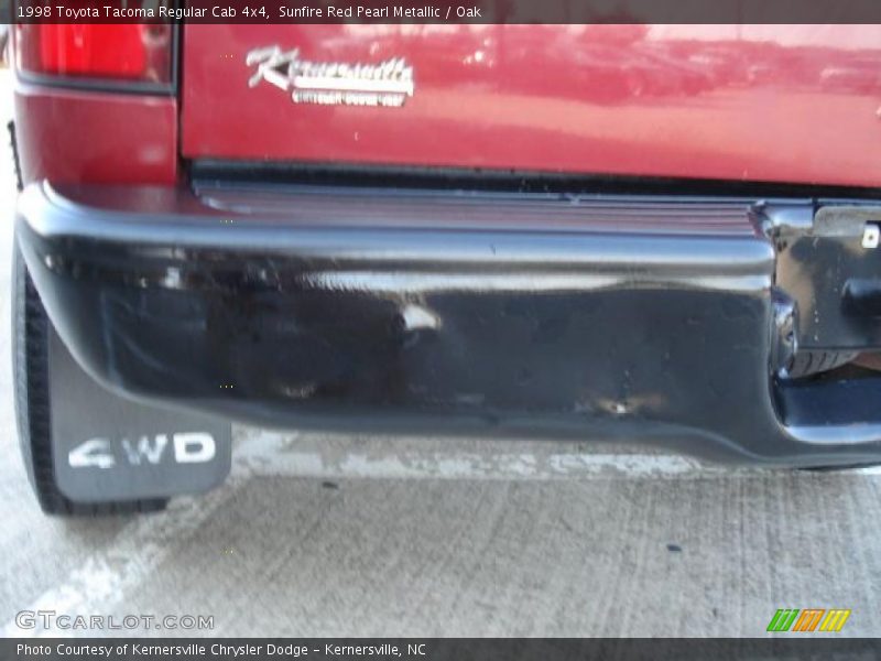 Sunfire Red Pearl Metallic / Oak 1998 Toyota Tacoma Regular Cab 4x4