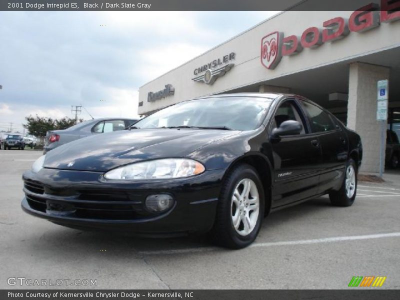 Black / Dark Slate Gray 2001 Dodge Intrepid ES