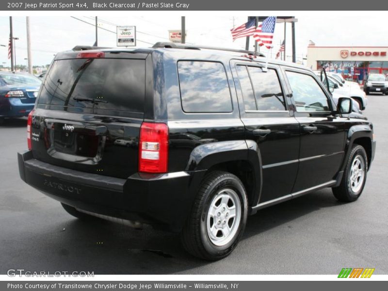 Black Clearcoat / Pastel Slate Gray 2007 Jeep Patriot Sport 4x4