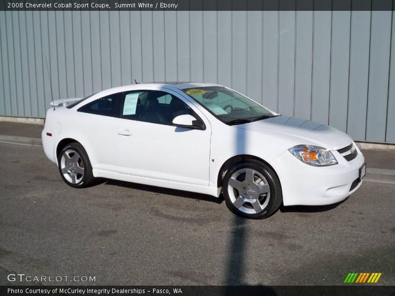 Summit White / Ebony 2008 Chevrolet Cobalt Sport Coupe