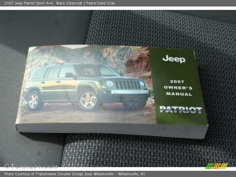 Black Clearcoat / Pastel Slate Gray 2007 Jeep Patriot Sport 4x4
