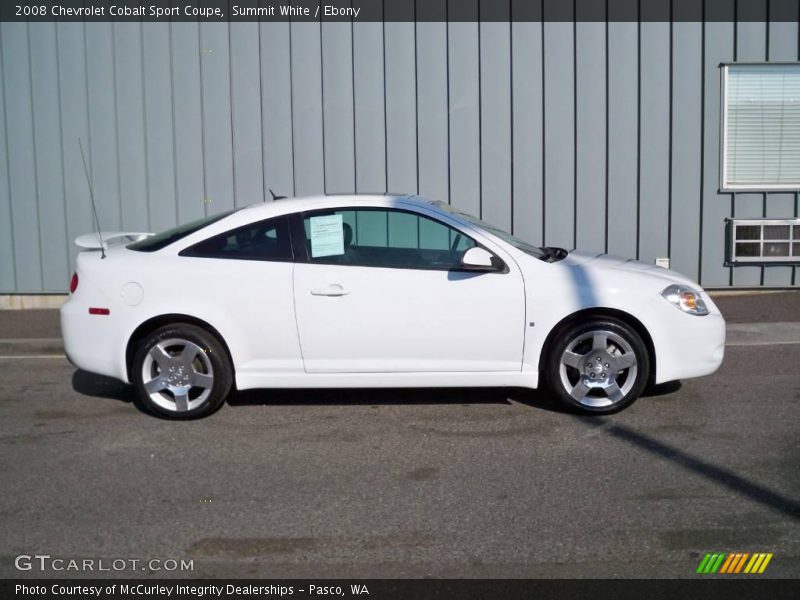 Summit White / Ebony 2008 Chevrolet Cobalt Sport Coupe