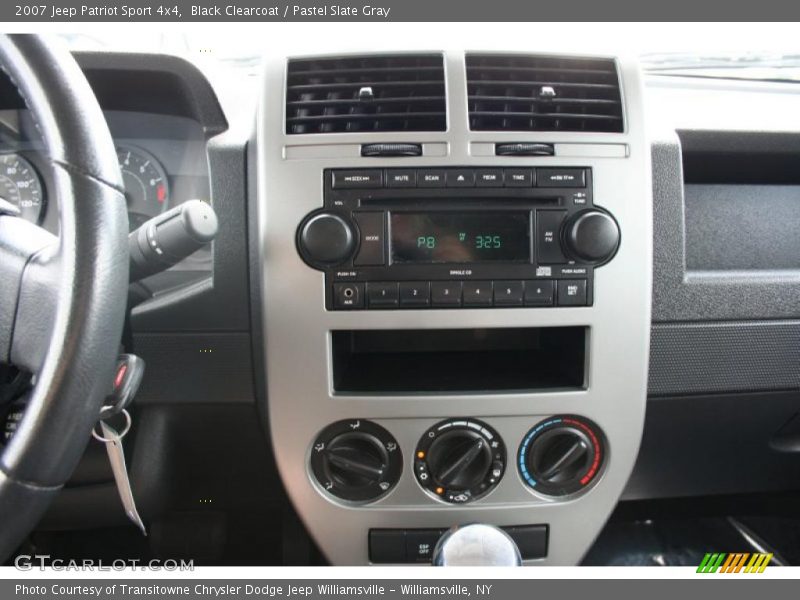 Black Clearcoat / Pastel Slate Gray 2007 Jeep Patriot Sport 4x4