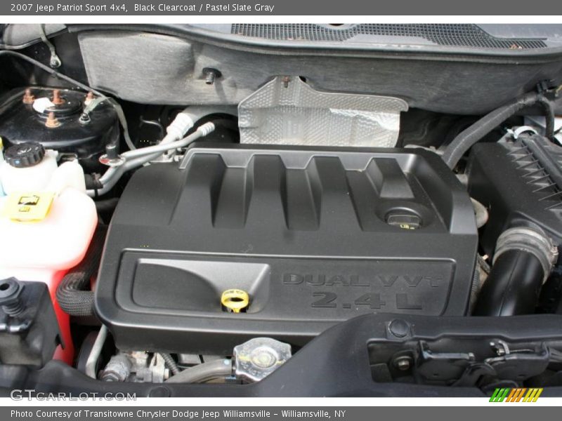 Black Clearcoat / Pastel Slate Gray 2007 Jeep Patriot Sport 4x4