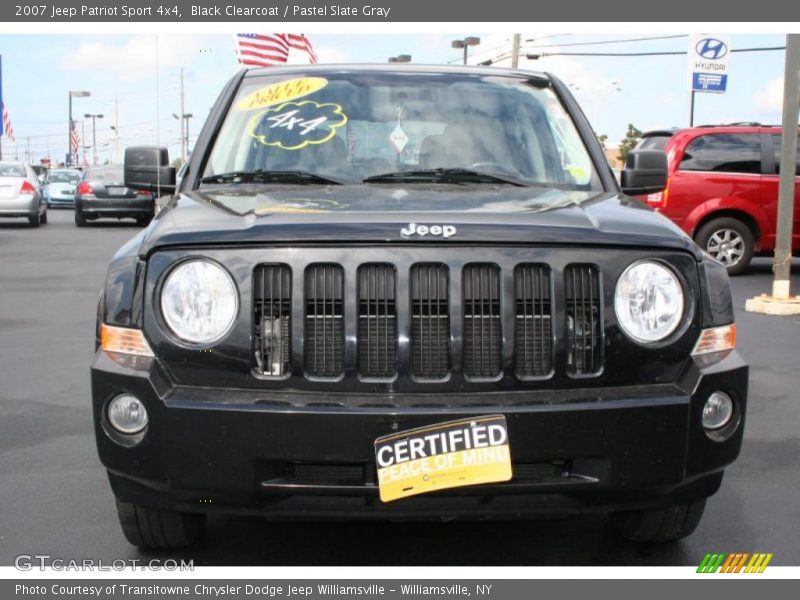 Black Clearcoat / Pastel Slate Gray 2007 Jeep Patriot Sport 4x4