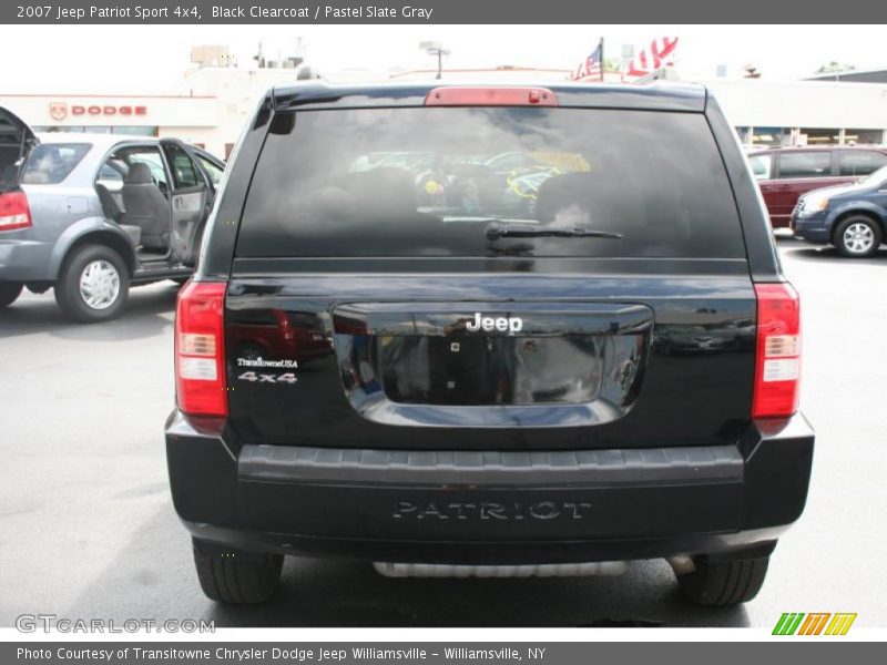 Black Clearcoat / Pastel Slate Gray 2007 Jeep Patriot Sport 4x4