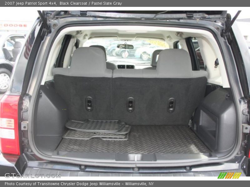 Black Clearcoat / Pastel Slate Gray 2007 Jeep Patriot Sport 4x4