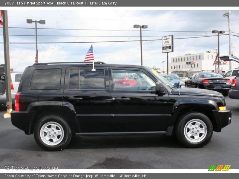Black Clearcoat / Pastel Slate Gray 2007 Jeep Patriot Sport 4x4