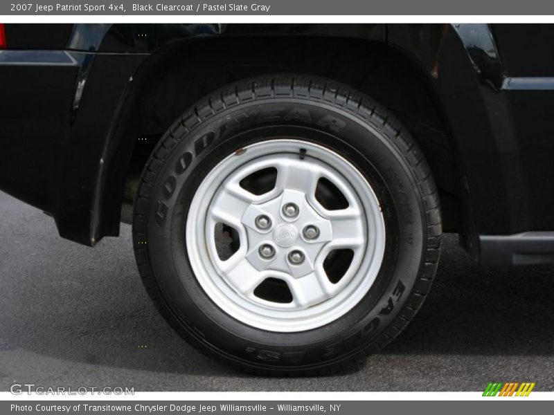 Black Clearcoat / Pastel Slate Gray 2007 Jeep Patriot Sport 4x4