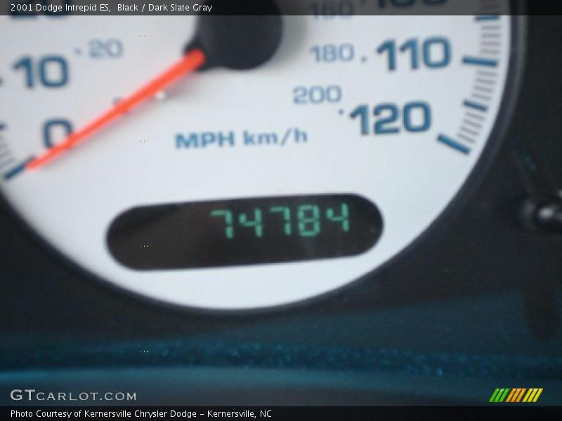 Black / Dark Slate Gray 2001 Dodge Intrepid ES