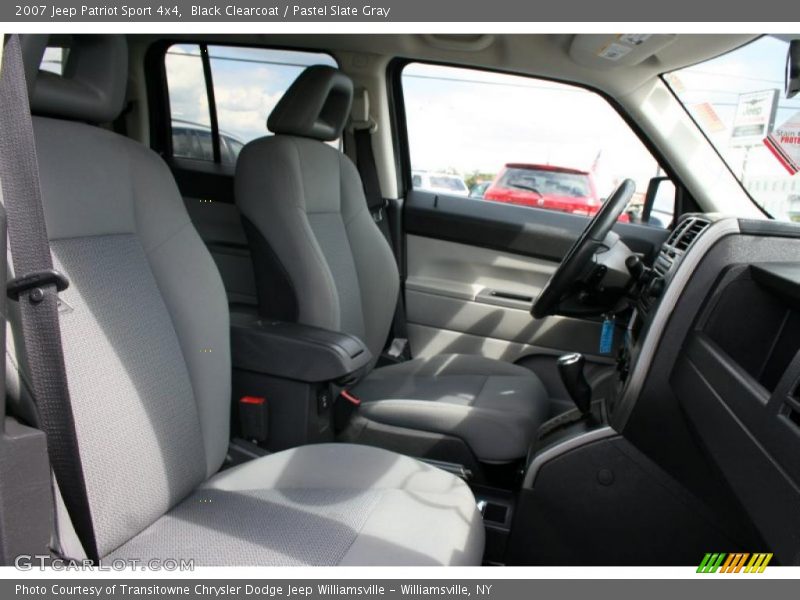 Black Clearcoat / Pastel Slate Gray 2007 Jeep Patriot Sport 4x4