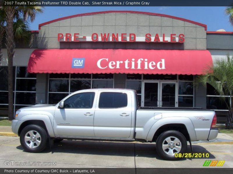 Silver Streak Mica / Graphite Gray 2007 Toyota Tacoma PreRunner TRD Double Cab