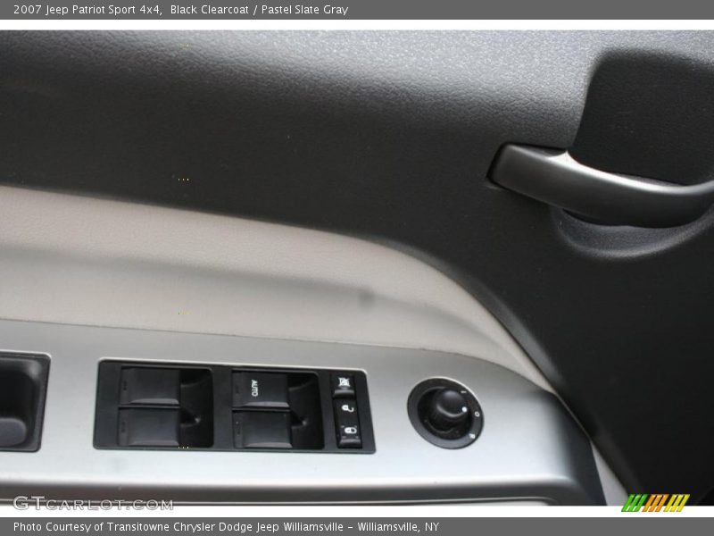 Black Clearcoat / Pastel Slate Gray 2007 Jeep Patriot Sport 4x4